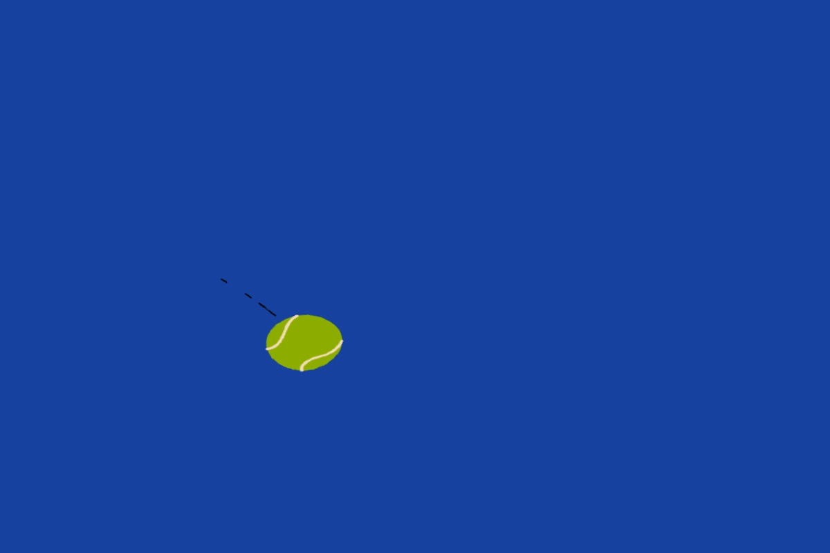 Bouncing Tennis ball