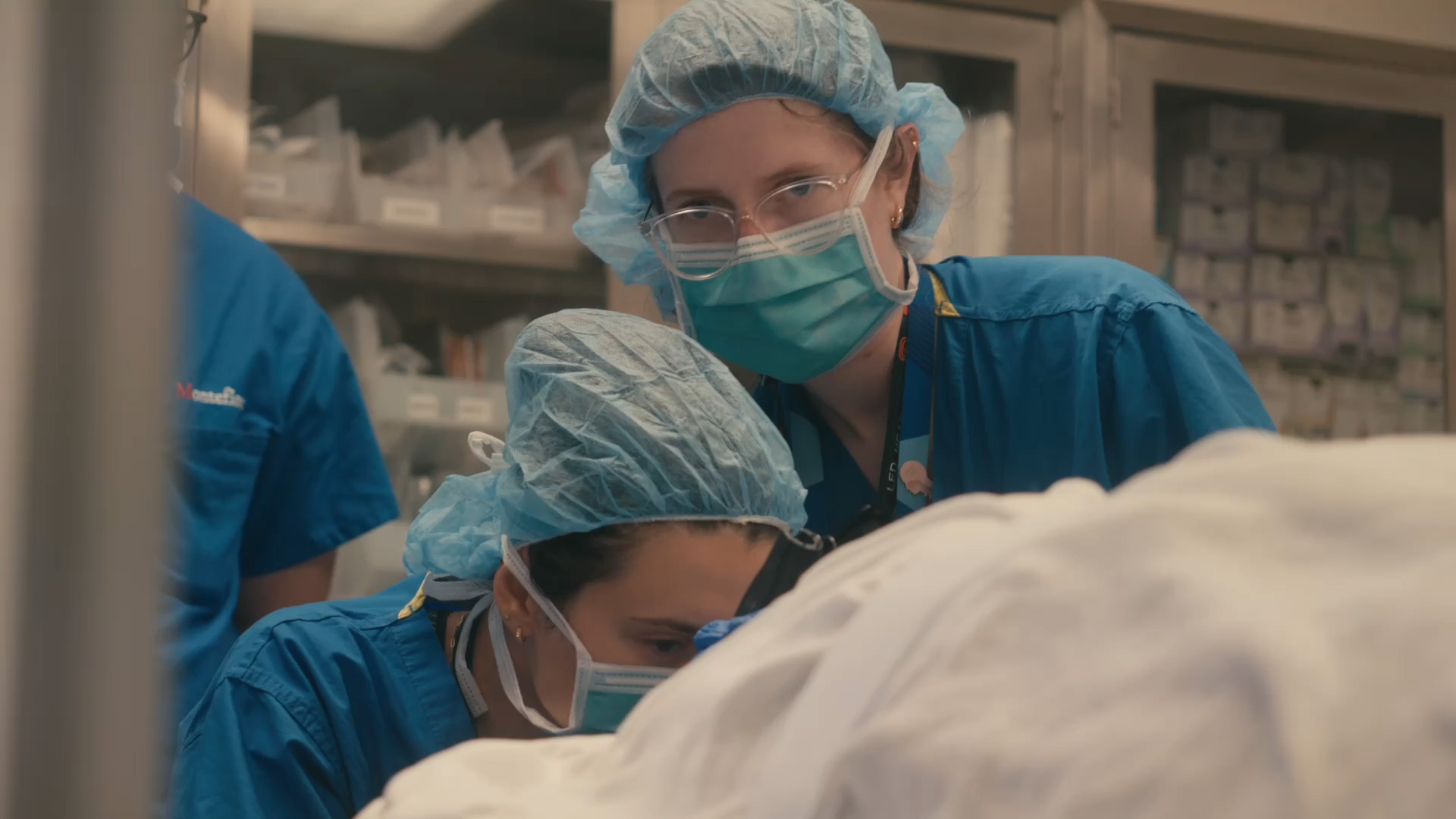 Surgeons in the operating room