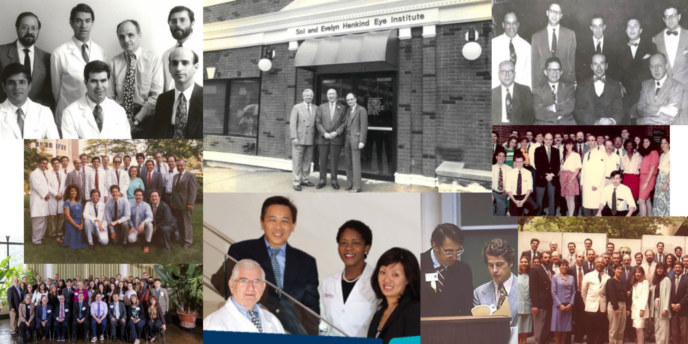 Collage of Ophthalmology historical photos