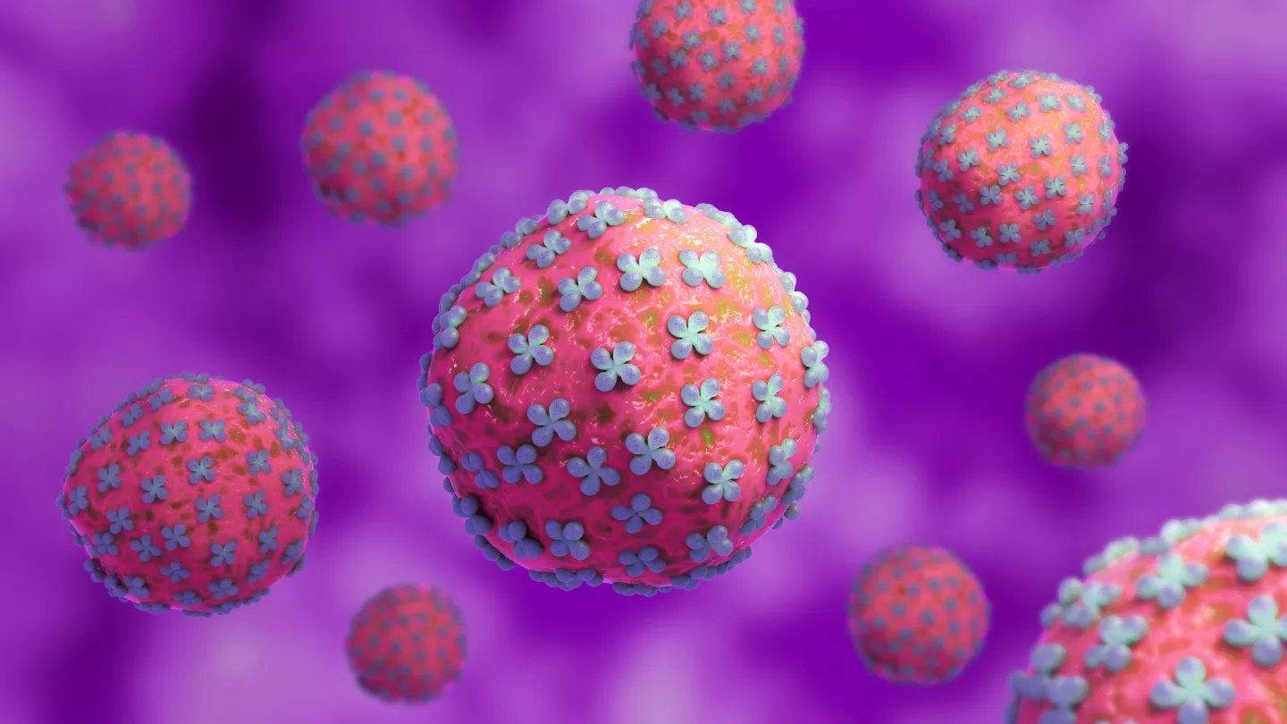 Conceptual biomedical illustration of the Hantaan virus