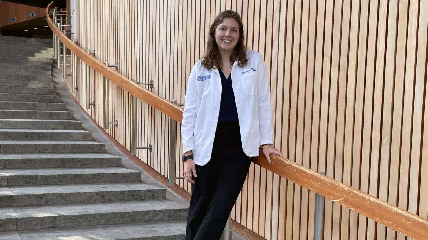 : Eleanor Mackey, Einstein M2 and new president of the Einstein Pathology Interest Group.