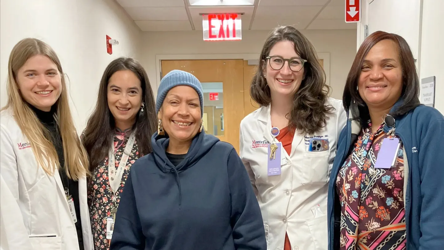 Metric Team with Patient Omayra Cruz