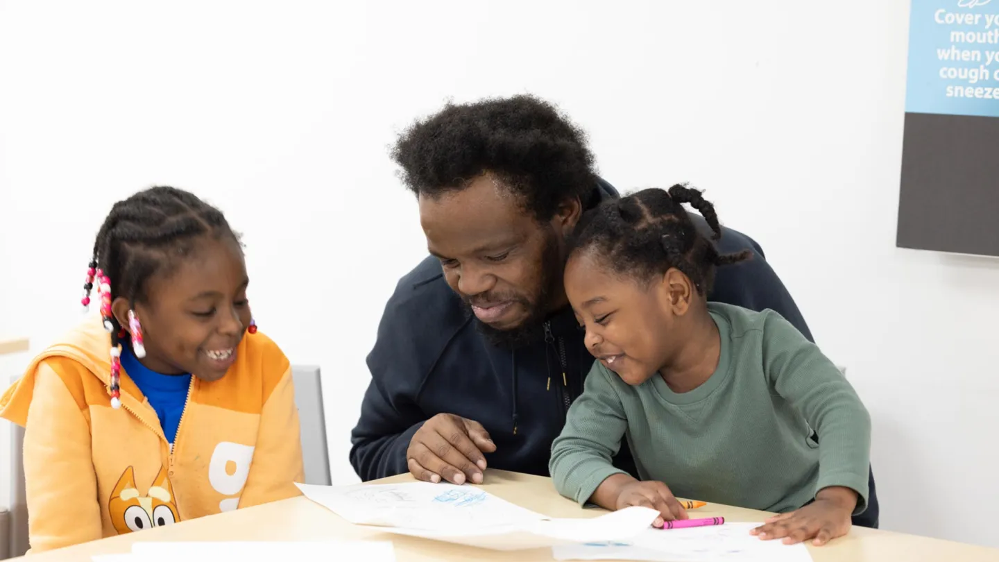 Hero Dad and Kids