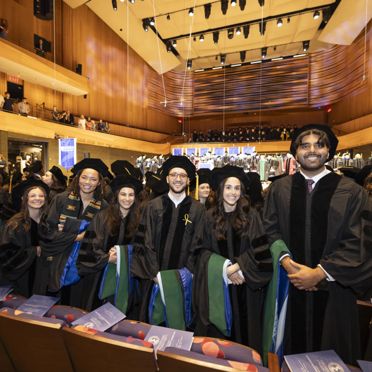 group of student in David Geffen Hall
