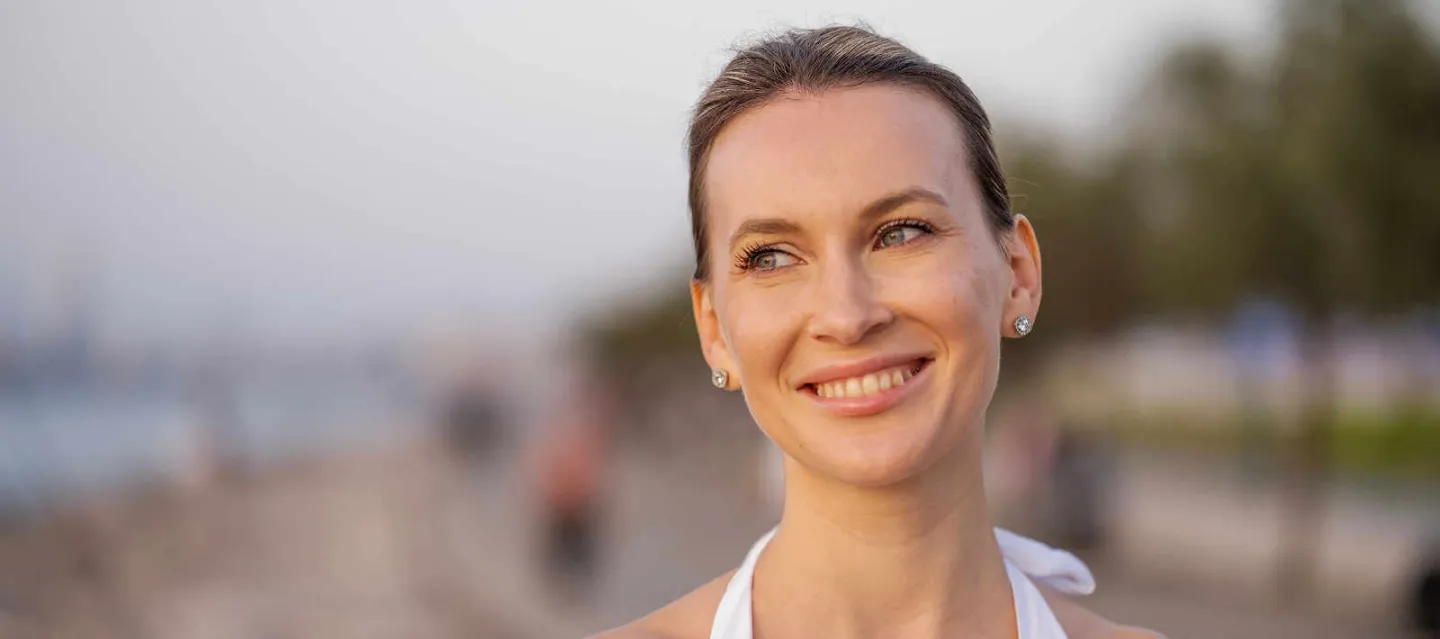 Picture of a woman smiling