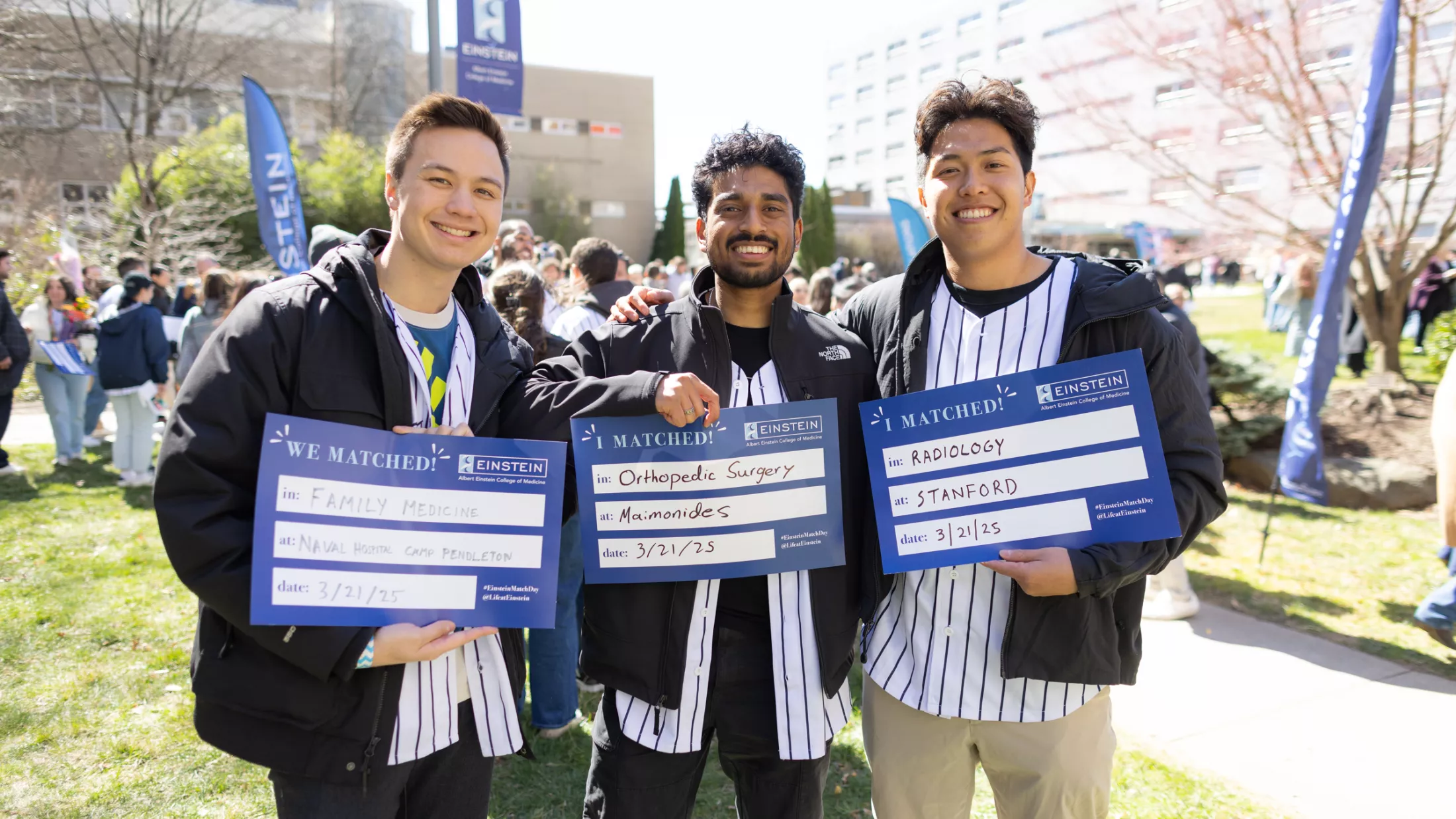 Match Day 2025 - Small Group Signs