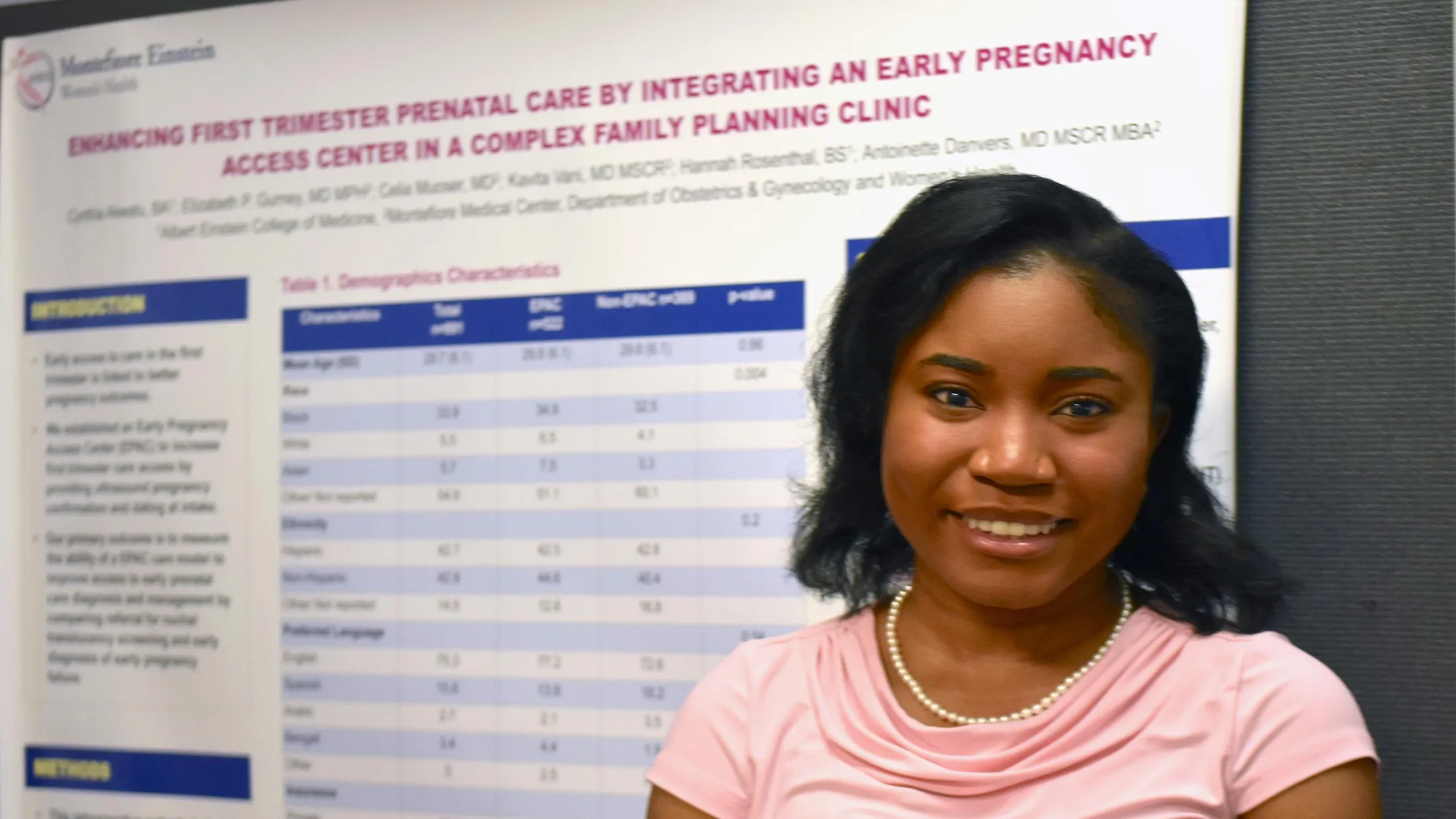 Student Cynthia Akwatu