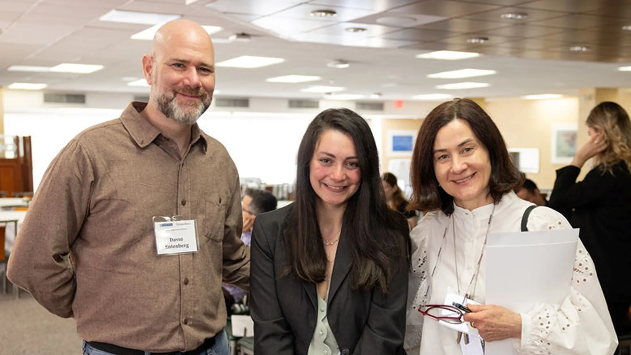 Madeline Deluca with Mentors Davide Entenberg and Maja Oktay
