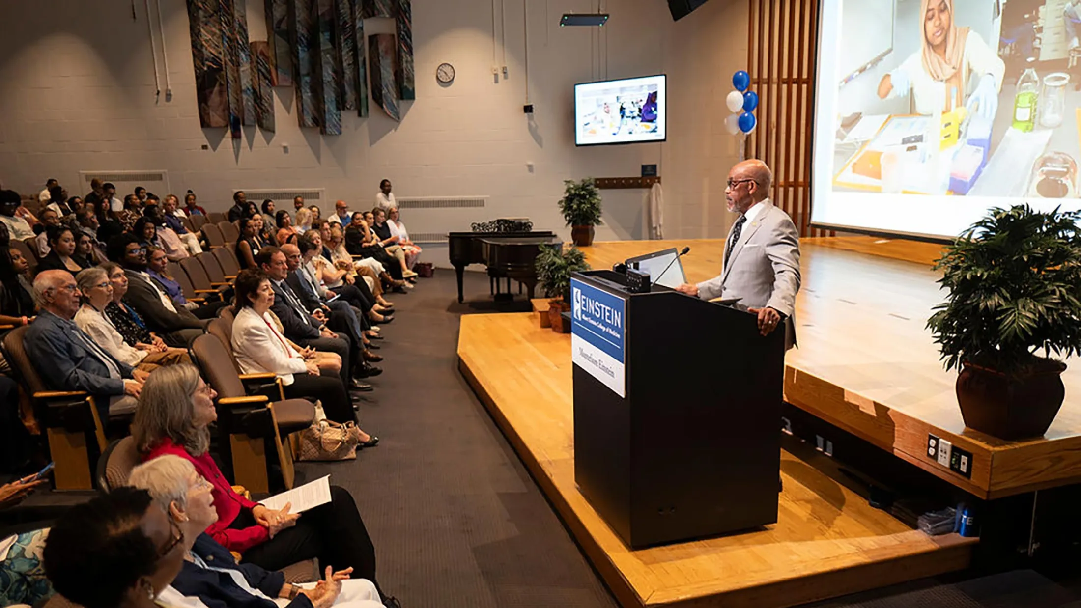 Lester W. Young, Jr., Ed.D., chancellor of the New York State Board of Regents, delivers the keynote 