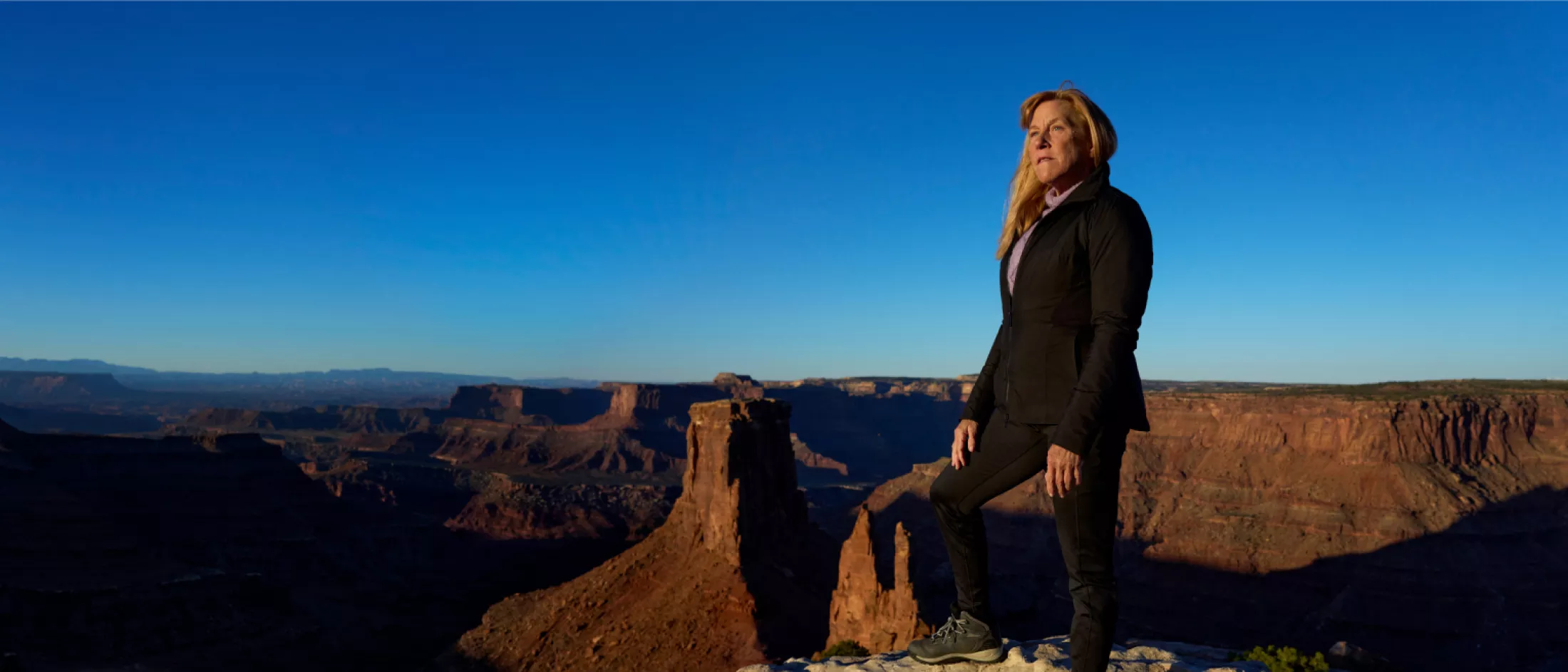 Barbara overlooking the Grand Canyon