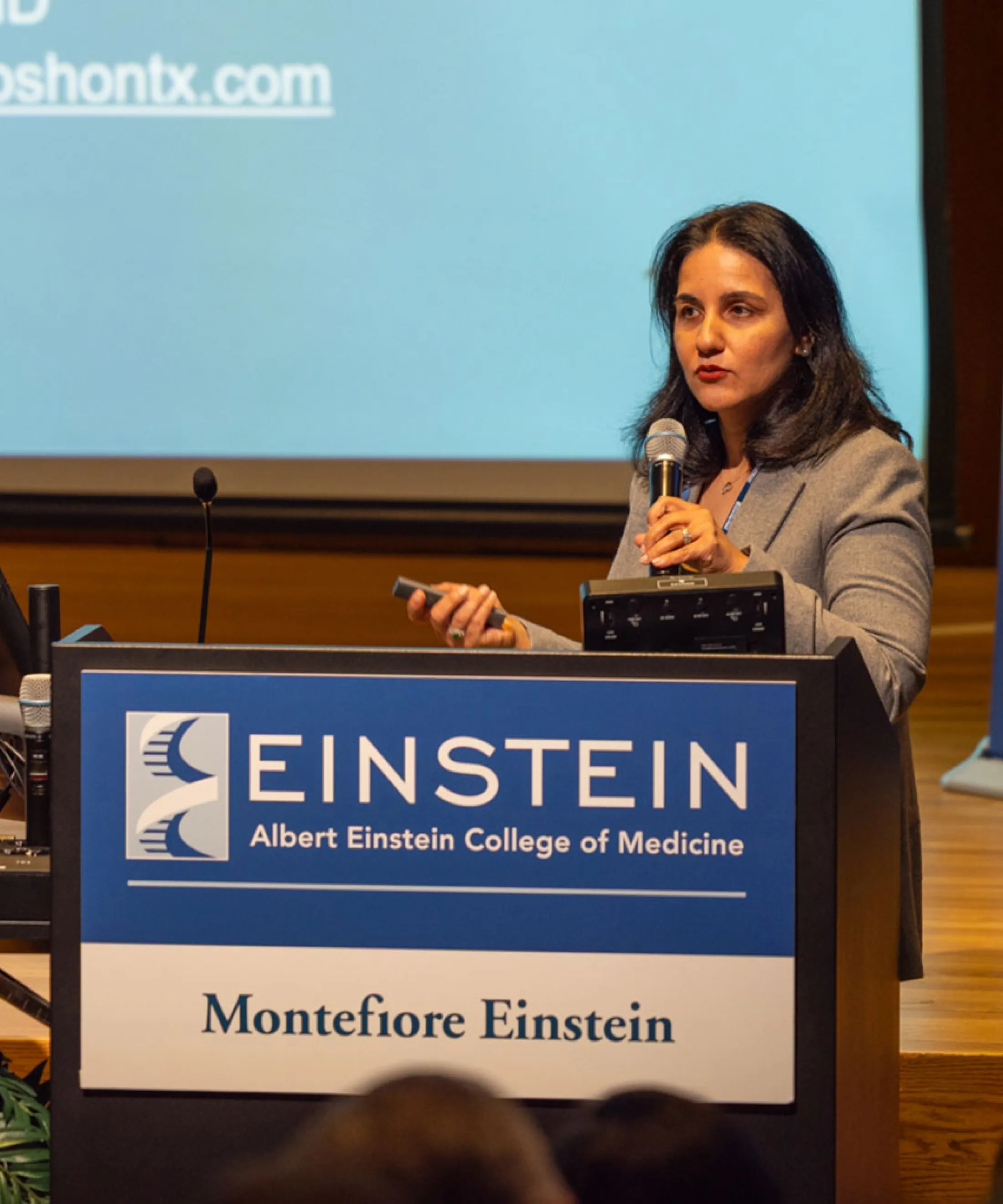 Mani Mohindru, co-founder and CEO of Roshon Therapeutics, was among the presenters