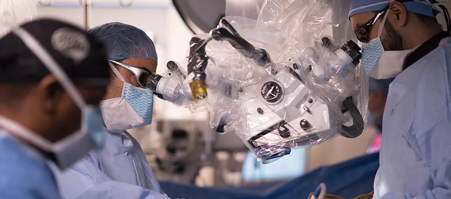 Surgeons in an operating room