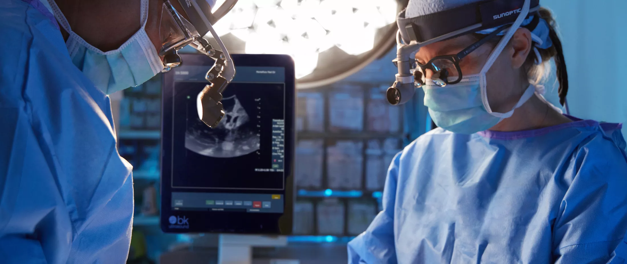 Two surgeons in the operating room