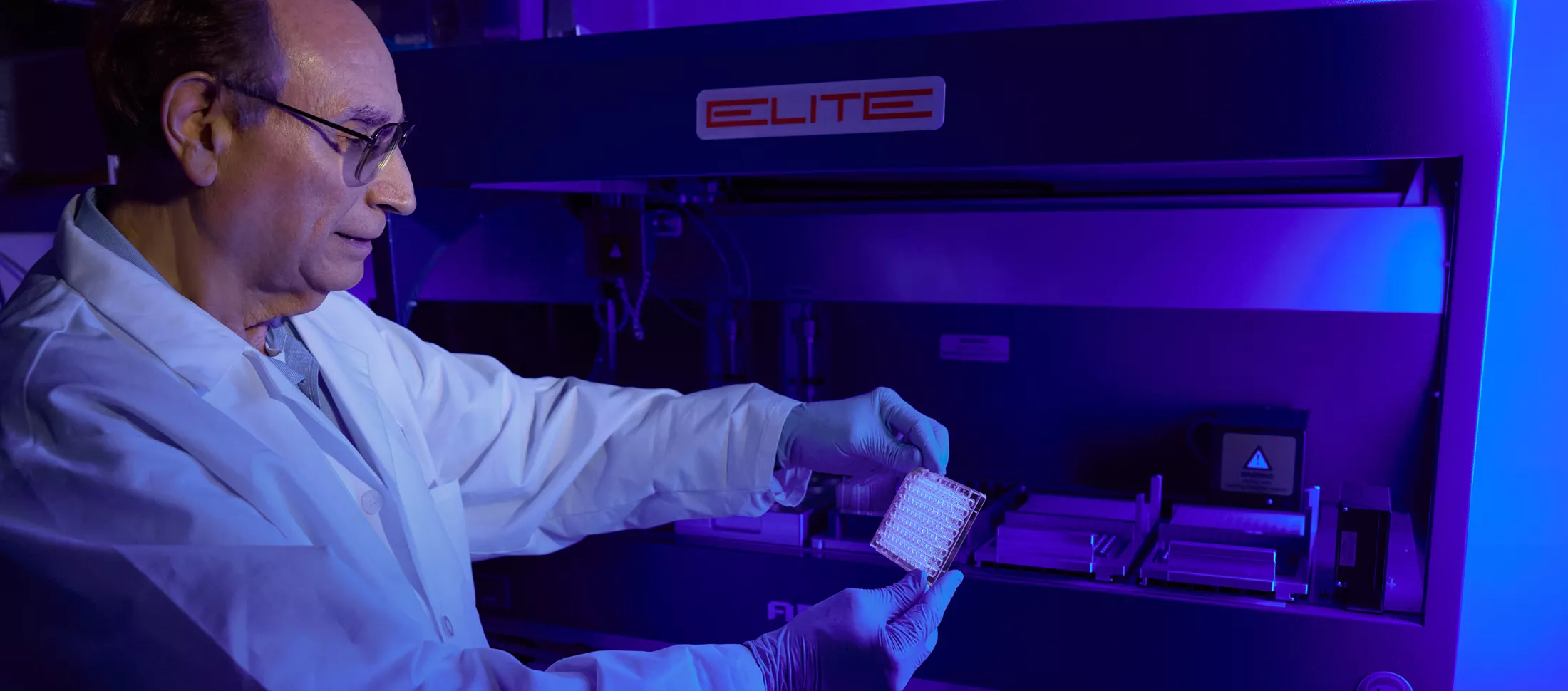 A researcher in a laboratory