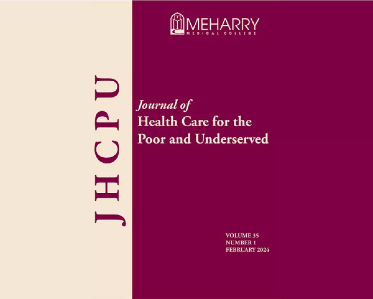 JHCPU - Journal of Health Care for the Poor and Underserved