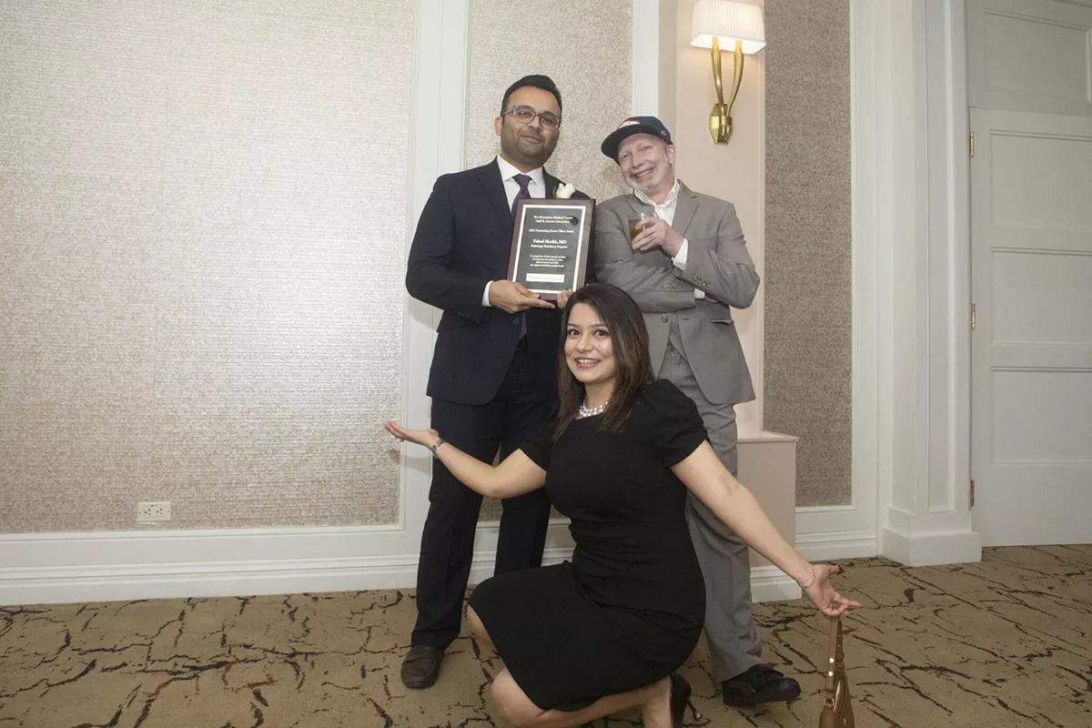 Fahad Sheikh, Anam Sheikh, and Dr. Joseph Justin Mulvey