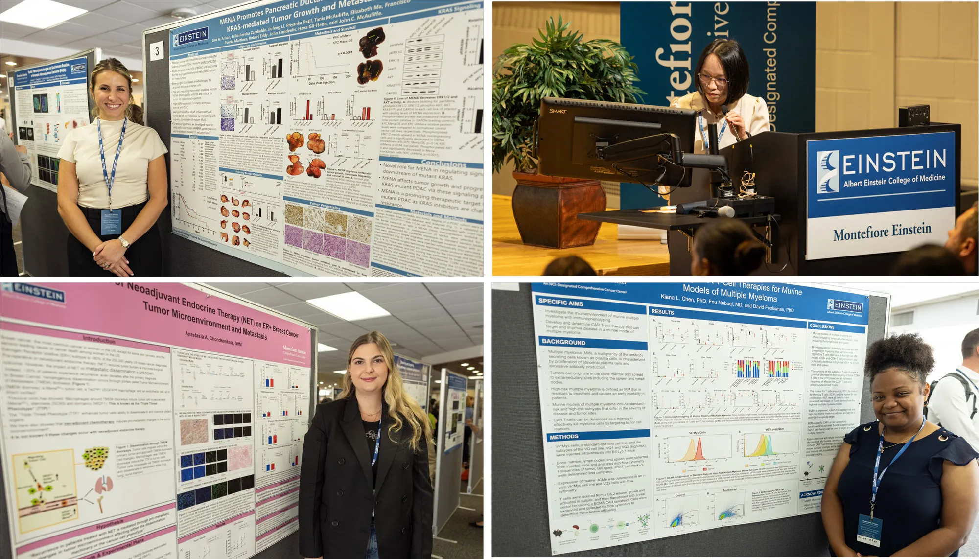 Poster presenters group 1