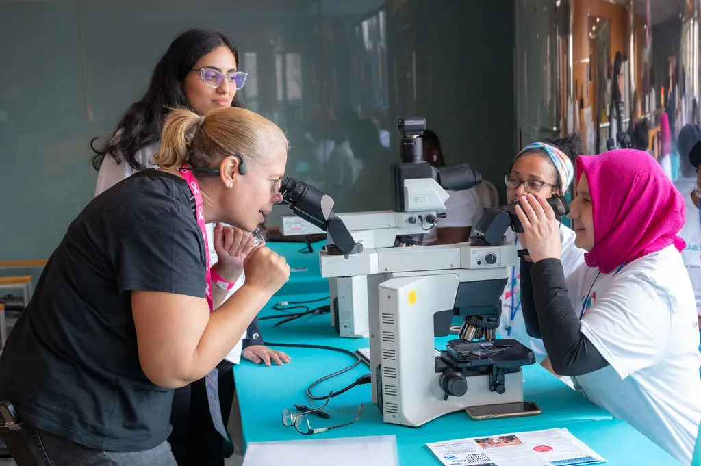 Residents at Scope with patient Standing