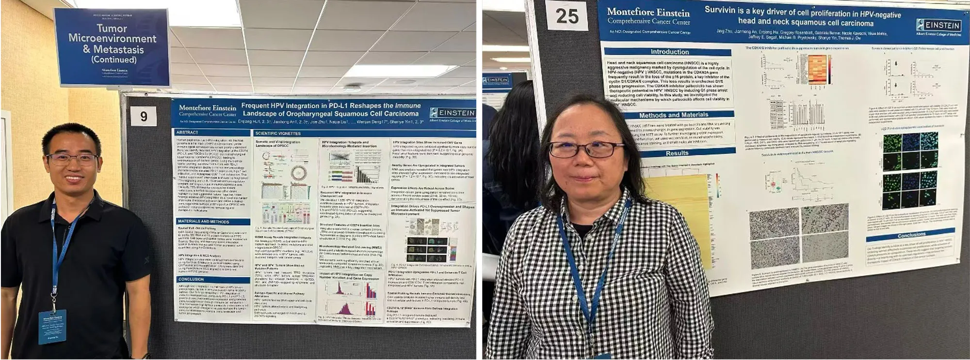 Poster presenters group 3