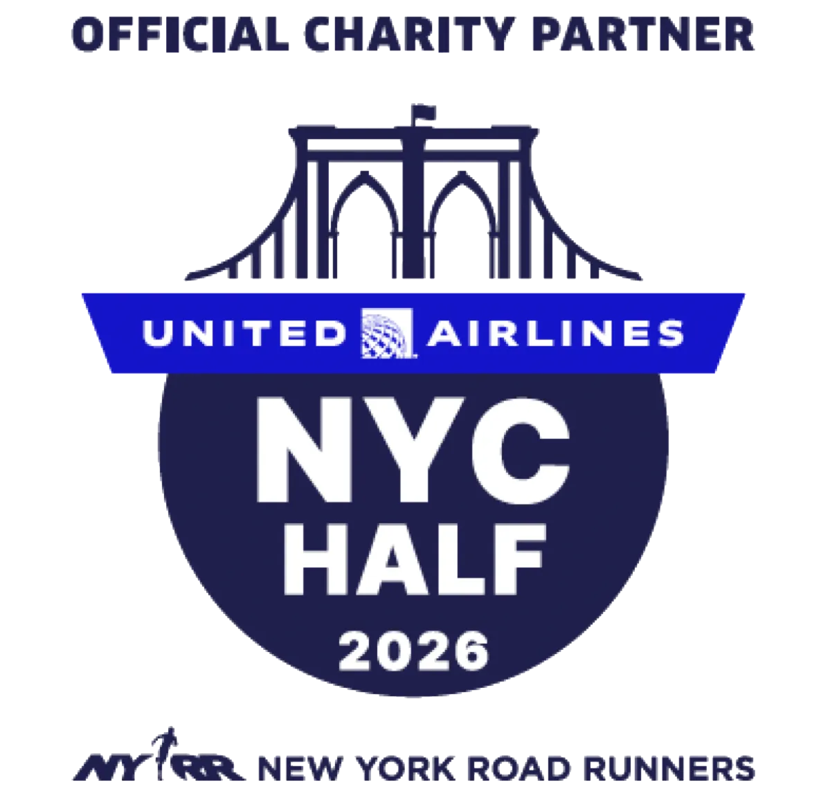 United Airlines NYC Half 2026 Logo