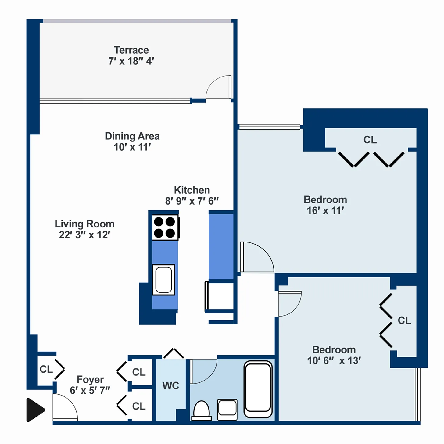 Two-bedroom