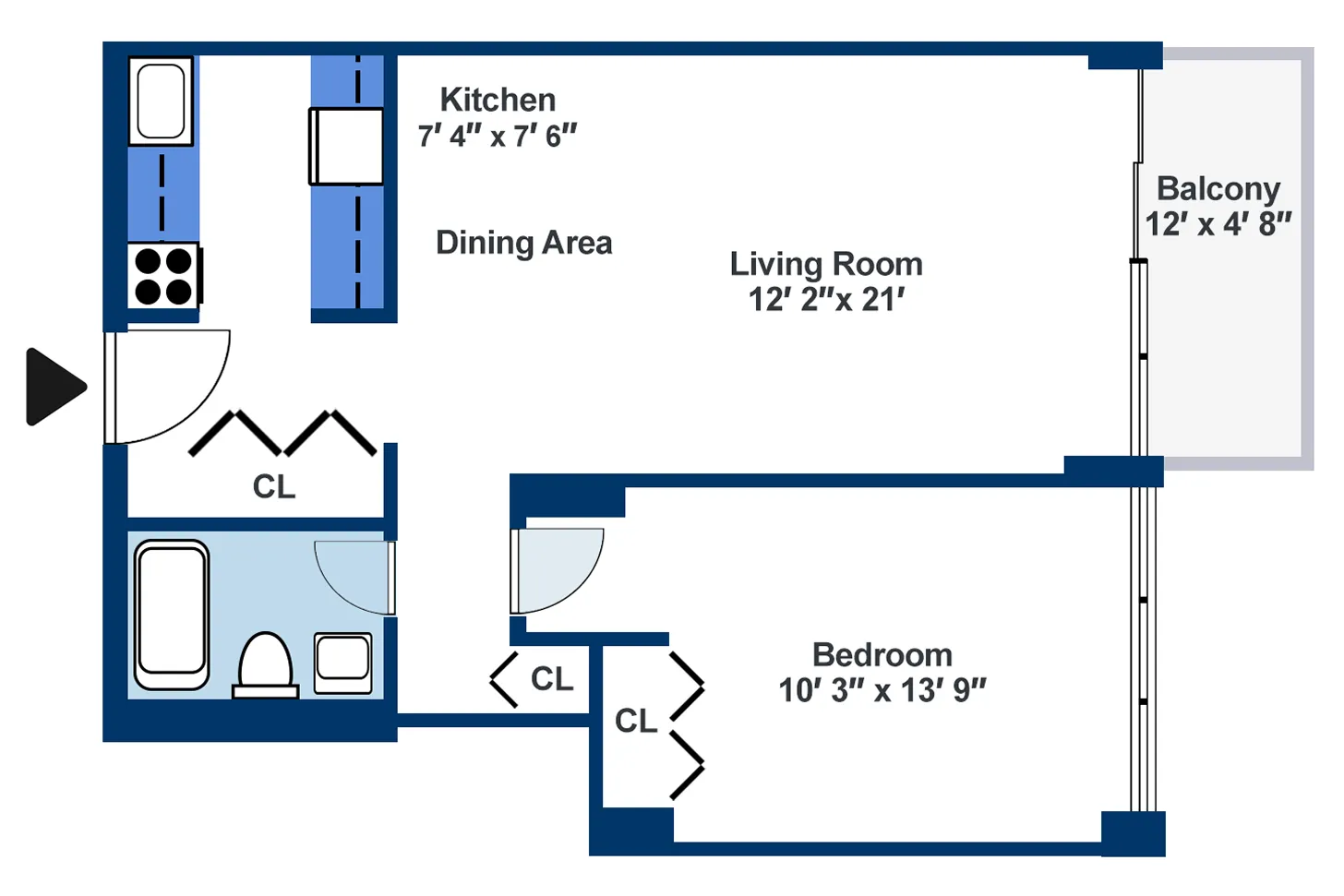 One-bedroom Appartment