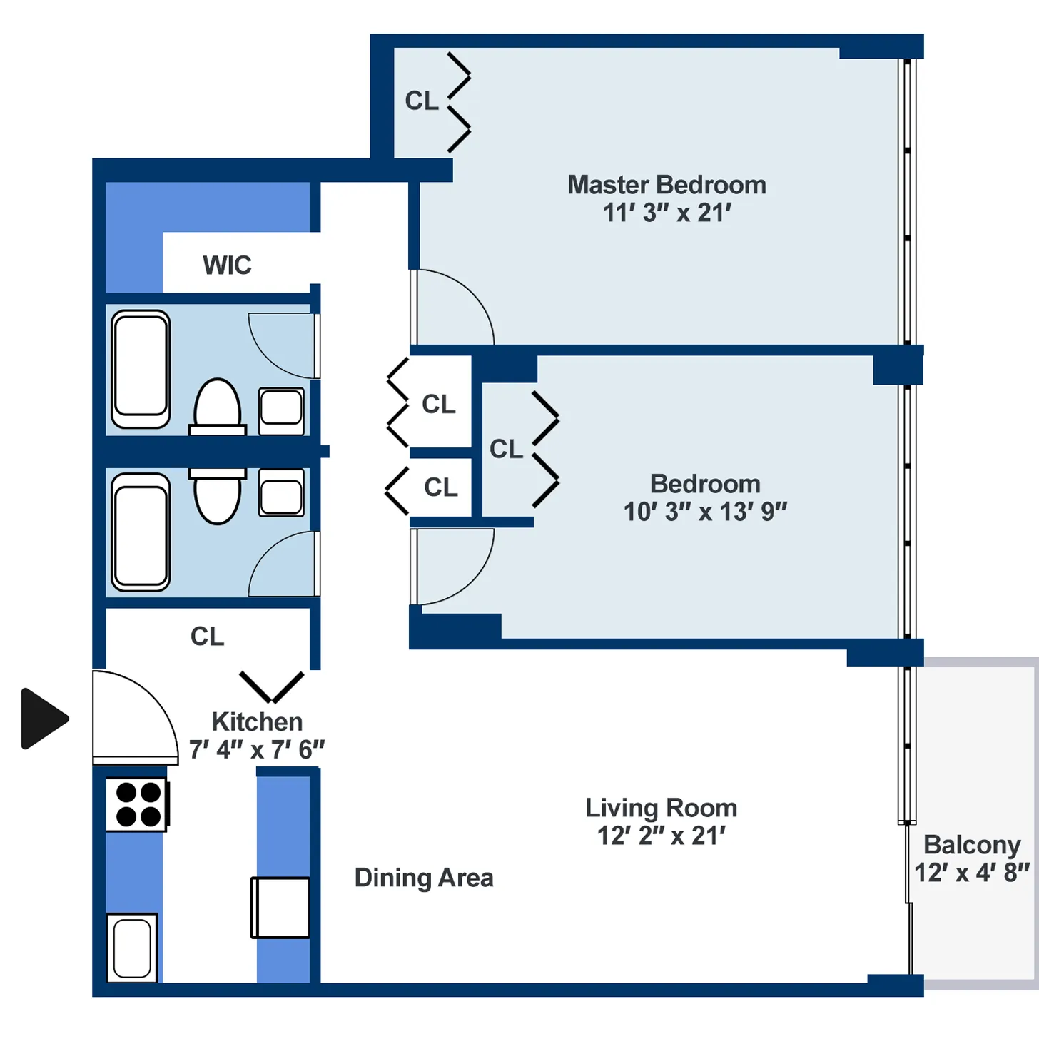 Two-bedrooms Apartment