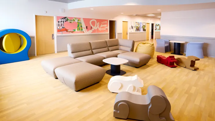 Sitting area at the Center