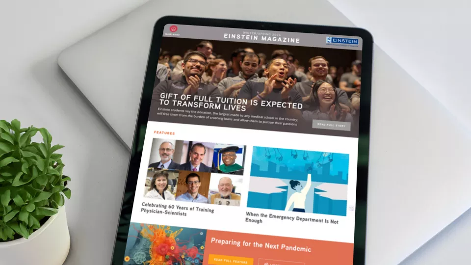 Einstein Magazine Winter/Spring 2024 is Online Now